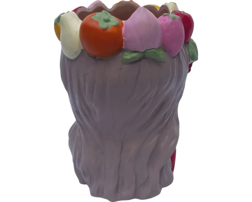 Blomkruka med fruktdekor