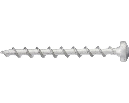 Lättbetongskruv kullrig VSB 8x80mm utvändig C4 50-pack Enkel skruv med gänga