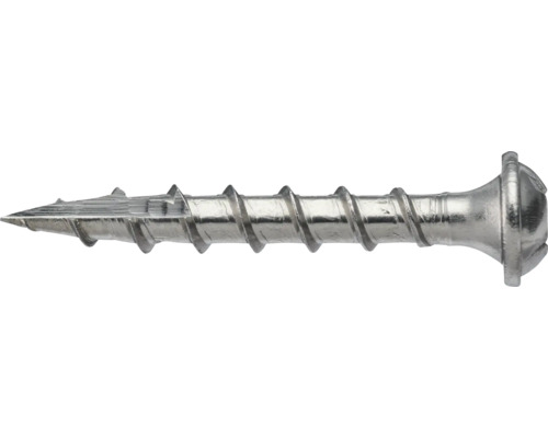 Fönsterbleckskruv VSB 3,5x25mm A4 syrafast 100-pack Metallskruv med gänga och borrande spets