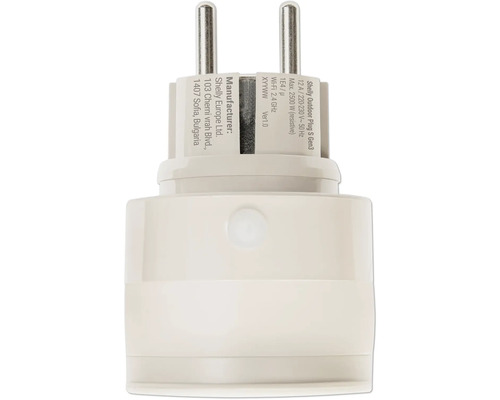 Shelly Outdoor Plug S Gen3-kontakt