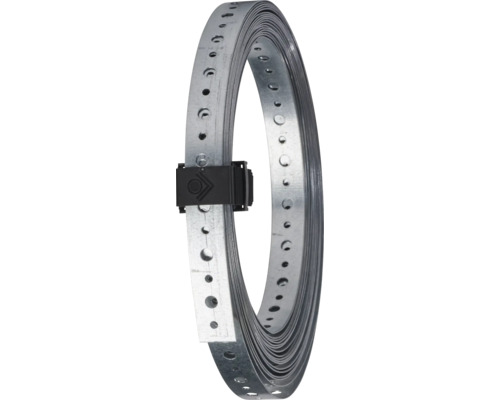 Hålband av metall med spännlås