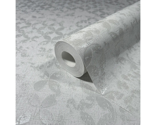 Rulle non-woven tapet med bladmönster