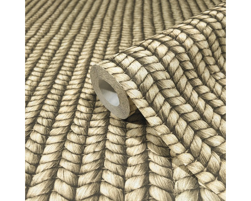 Tapetrulle med flätmönster