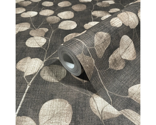 Tapetrulle med bladmönster