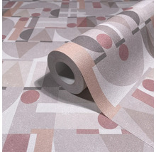 Tapetrulle med geometriskt mönster