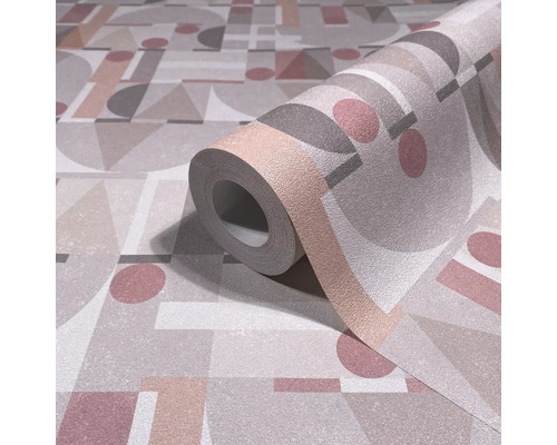 Tapetrulle med geometriskt mönster