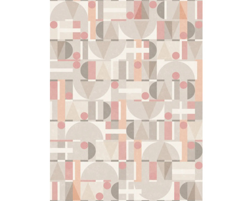 Tapet MARBURG Geometrisk cerise 0,53x10,05m