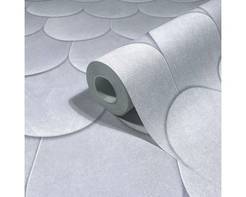 Tapetrulle med fiskfjällsmönster