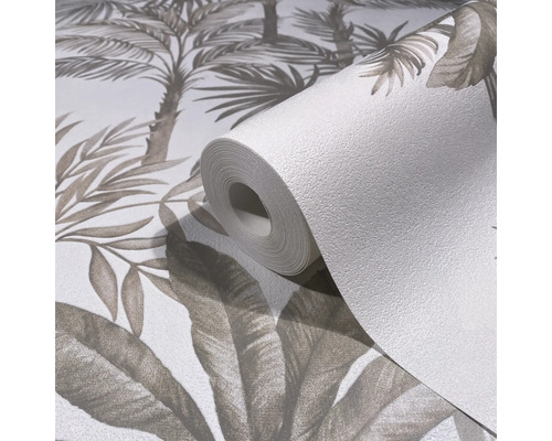 Tapetrulle med palmträdsmönster