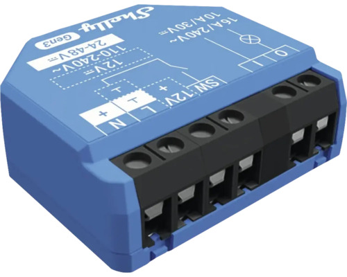 Shelly Gen3 relä för hemautomation