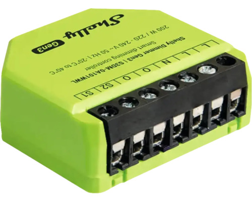 Shelly Dimmer Gen3 för smart dimning