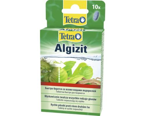 Tetra Algizit medel mot alger, förpackning med tio tabletter