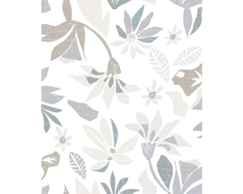 Tapet MARBURG Floral grå vit 0,53x10,05m