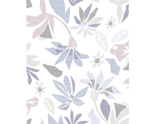 Tapet MARBURG Floral lila vit 0,53x10,05m