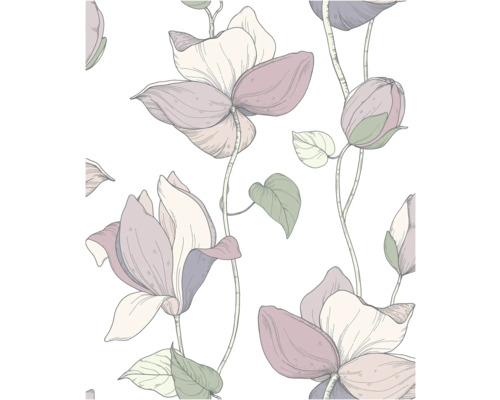 Tapet MARBURG Floral vit 0,53x10,05m