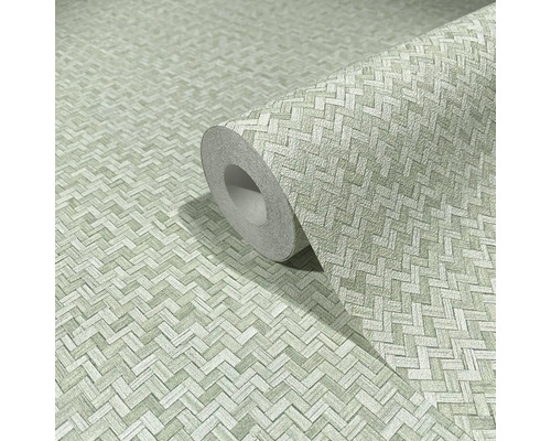 Tapetrulle med fiskbensmönster