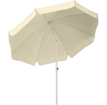 Öppnad, ljust parasoll för trädgården