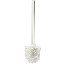 Toalettborste DESIGN4BATH Profile Line med skaft krom vit borstad 34 cm 8714316