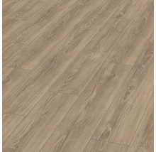 Närbild av laminatgolv med träutseende