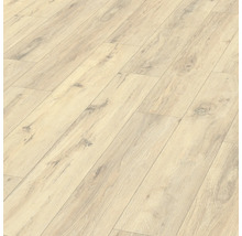 Översikt av ljust laminatgolv