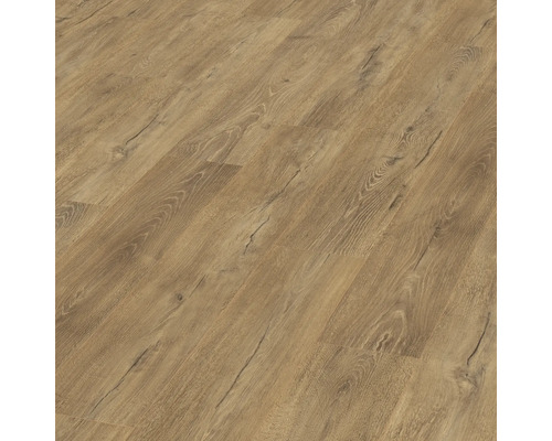 Närbild av ett laminatgolv med träutseende