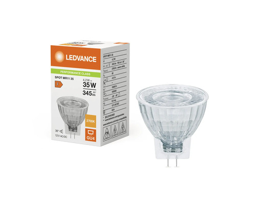 Ledvance LED-lampa MR11 35 med GU4-sockel och förpackning
