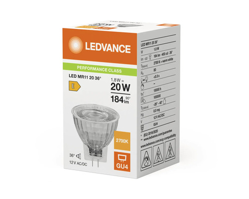 Ledvance LED MR11 20 36 graders lampa i förpackning