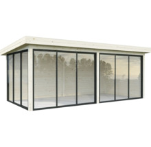 Paviljong PALMAKO Lenna Slide 16,6m² set 402 588x300cm obehandlad
