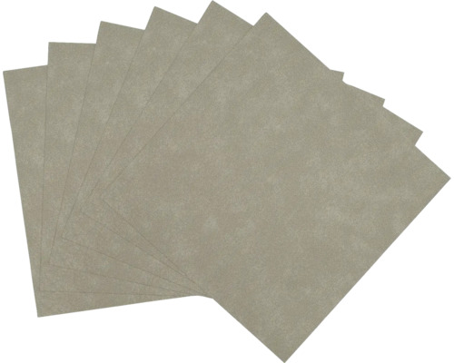 Stapel grå vinylgolvplattor