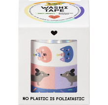 Förpackning washi tejp med djurmotiv