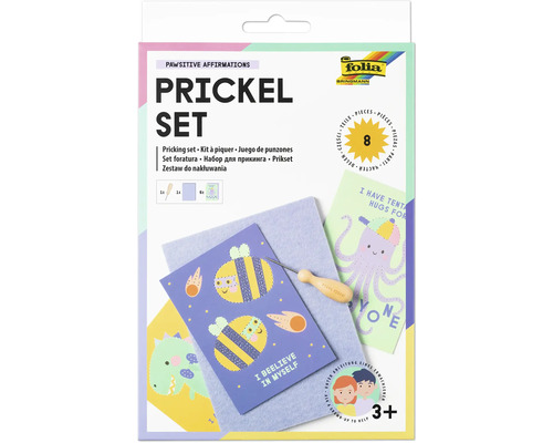 Stick-set med nål och filt
