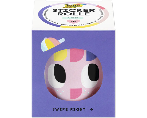 Klistermärksrulle Face it 4m 816 st