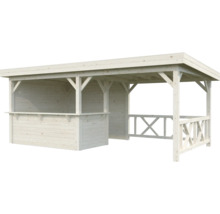 Paviljong PALMAKO Lenna 16,6 m² set 310 588x300cm obehandlad