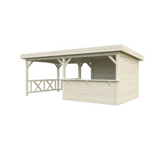 Paviljong PALMAKO Lenna 16,6 m² set 310 588x300cm obehandlad
