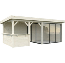 Paviljong PALMAKO Lenna Slide+ 16,6m² set 707 588x300cm doppimpregnerad