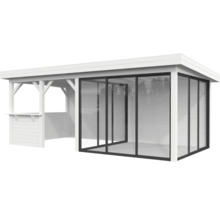 Paviljong PALMAKO Lenna Slide 16,6m² set 408 588x300cm vit