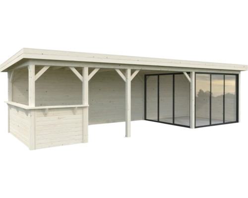 Paviljong PALMAKO Lenna Slide 24,9m² set 415 876x300cm obehandlad
