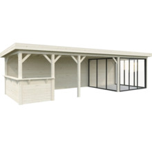 Paviljong PALMAKO Lenna Slide+ 24,9m² set 416 876x300cm obehandlad