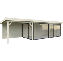 Paviljong PALMAKO Lenna Slide 24,9m² set 417 876x300cm obehandlad