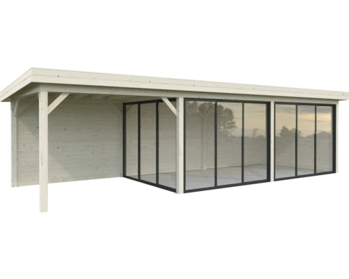 Paviljong PALMAKO Lenna Slide 24,9m² set 417 876x300cm obehandlad