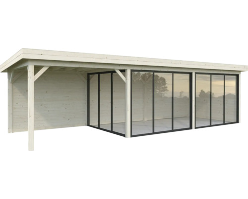Paviljong PALMAKO Lenna Slide 24,9m² set 417 876x300cm doppimpregnerad