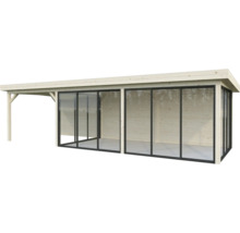 Paviljong PALMAKO Lenna Slide 24,9m² set 418 876x300cm doppimpregnerad