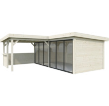 Paviljong PALMAKO Lenna Slide+ 24,9m² set 722 588x588cm obehandlad
