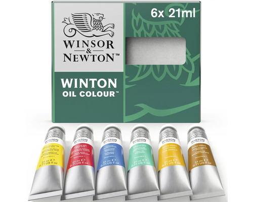 Oljefärg WINSOR&NEWTON Winton Oil Intro Set 6st