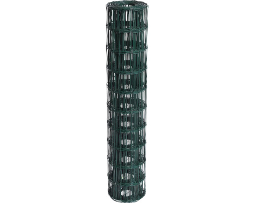Villastängsel HORTUS maska 10x10cm 90cmx20m grön PVC-fri En rulle grönt stängselnät för trädgården
