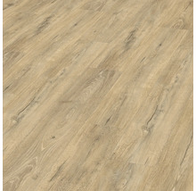 Närbild av ett laminatgolv med träutseende