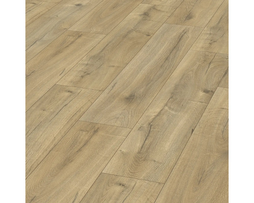 Lagt laminat med träutseende