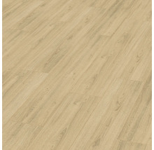 Närbild av laminatgolv med trästruktur.