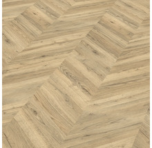 Träparkett i fiskbensmönster som golvbeläggning