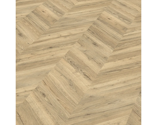 Träparkett i fiskbensmönster som golvbeläggning